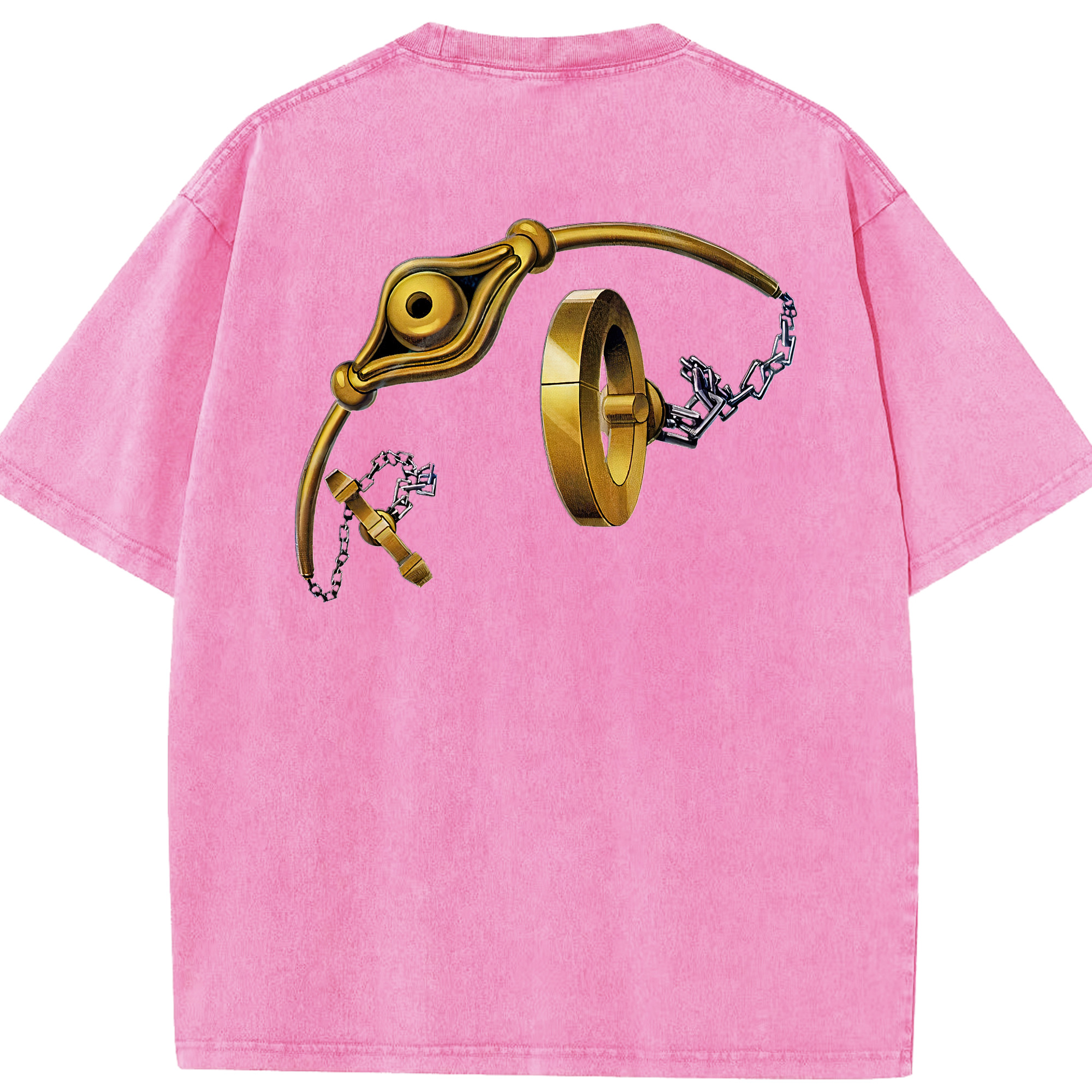 （画像用） 遊☆戯☆王 Yu-Gi-Oh! 綿100% ヴィンテージ風 半袖Tシャツ（背面プリント）